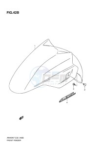 AN400Z ABS BURGMAN EU-UK drawing FRONT FENDER