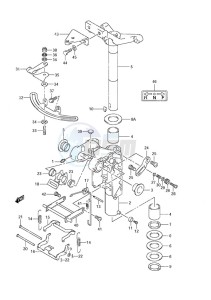 DF 25 V-Twin drawing Swivel Bracket