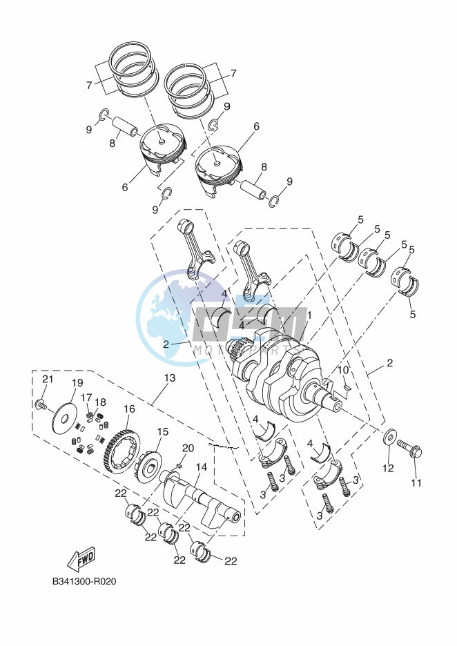 CRANKSHAFT & PISTON