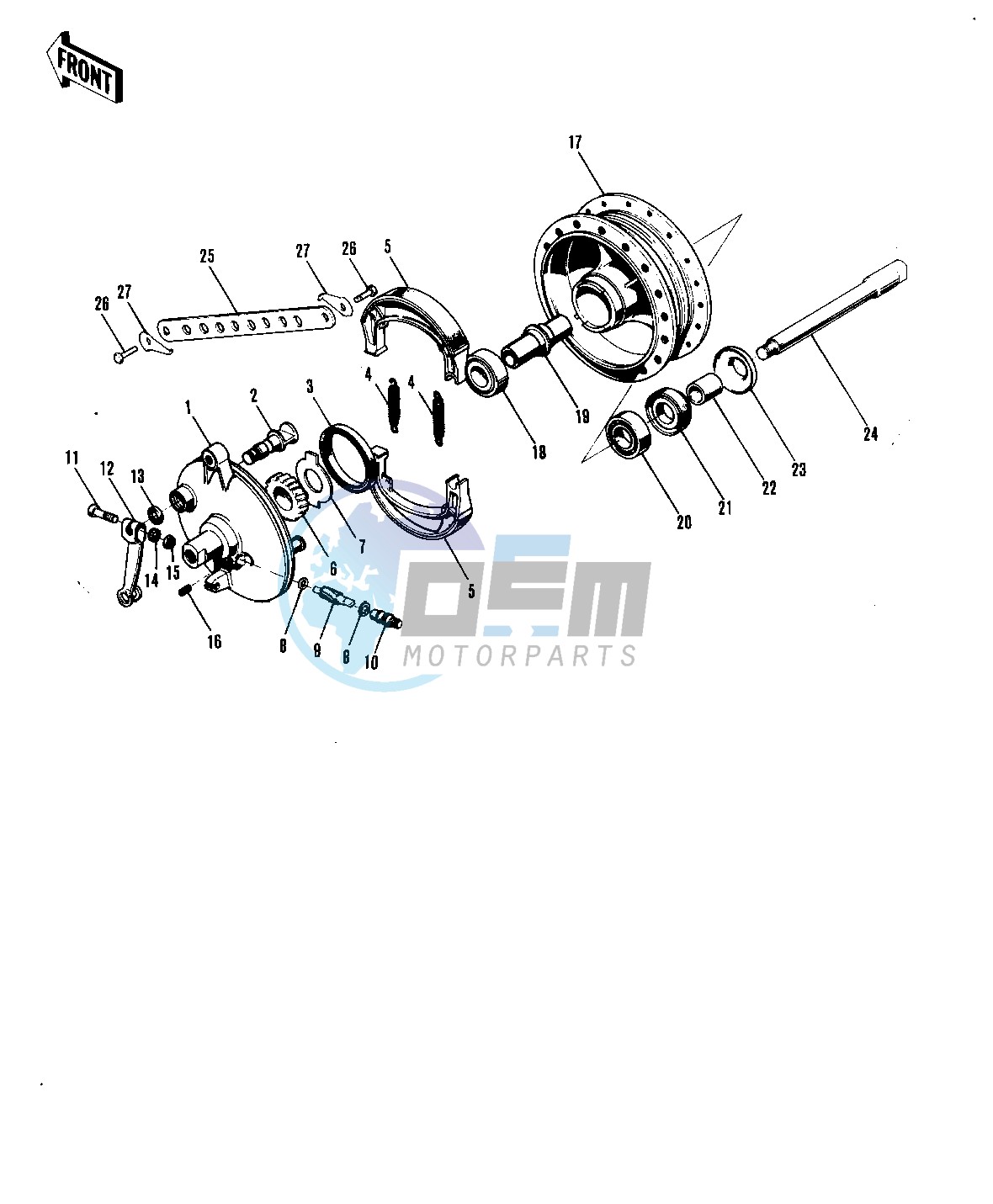 FRONT HUB_BRAKE -- G31M-A- -