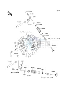 KLX 110 A (KLX110 MONSTER ENERGY) (A6F-A9FA) A7F drawing VALVE-- S- -