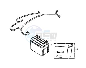 CROX 50 45KMH (L8 L9) EU EURO4 drawing BATTERY / TOOLKIT