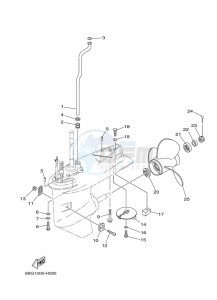 F30LEHA-2009 drawing LOWER-CASING-x-DRIVE-2