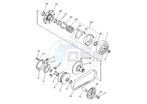 YP MAJESTY 250 drawing CLUTCH