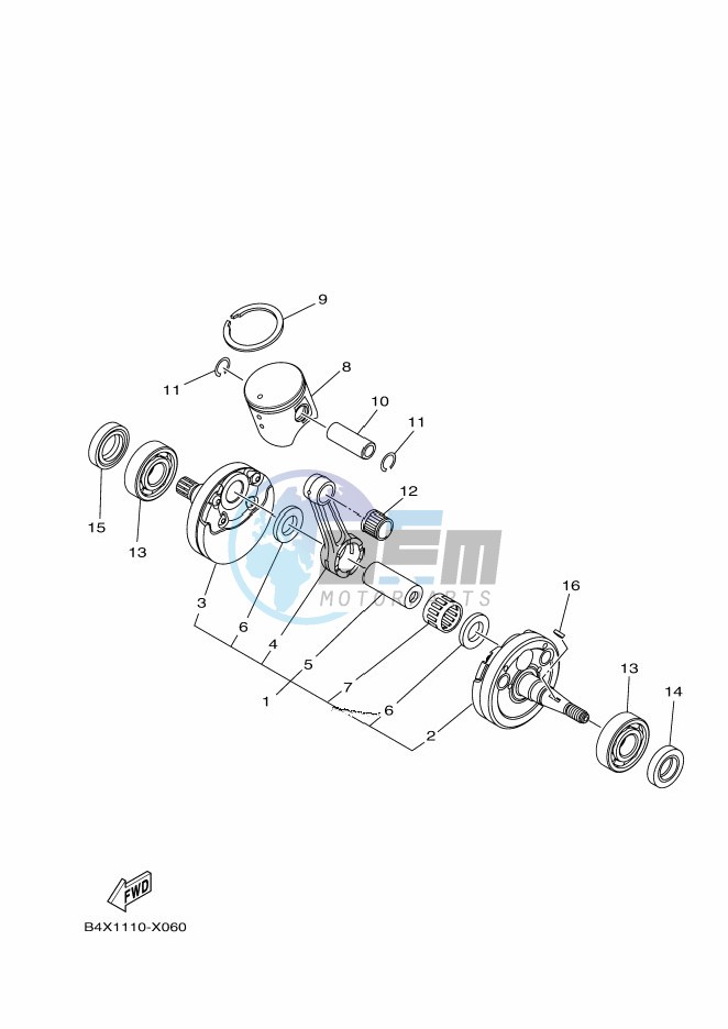 CRANKSHAFT & PISTON