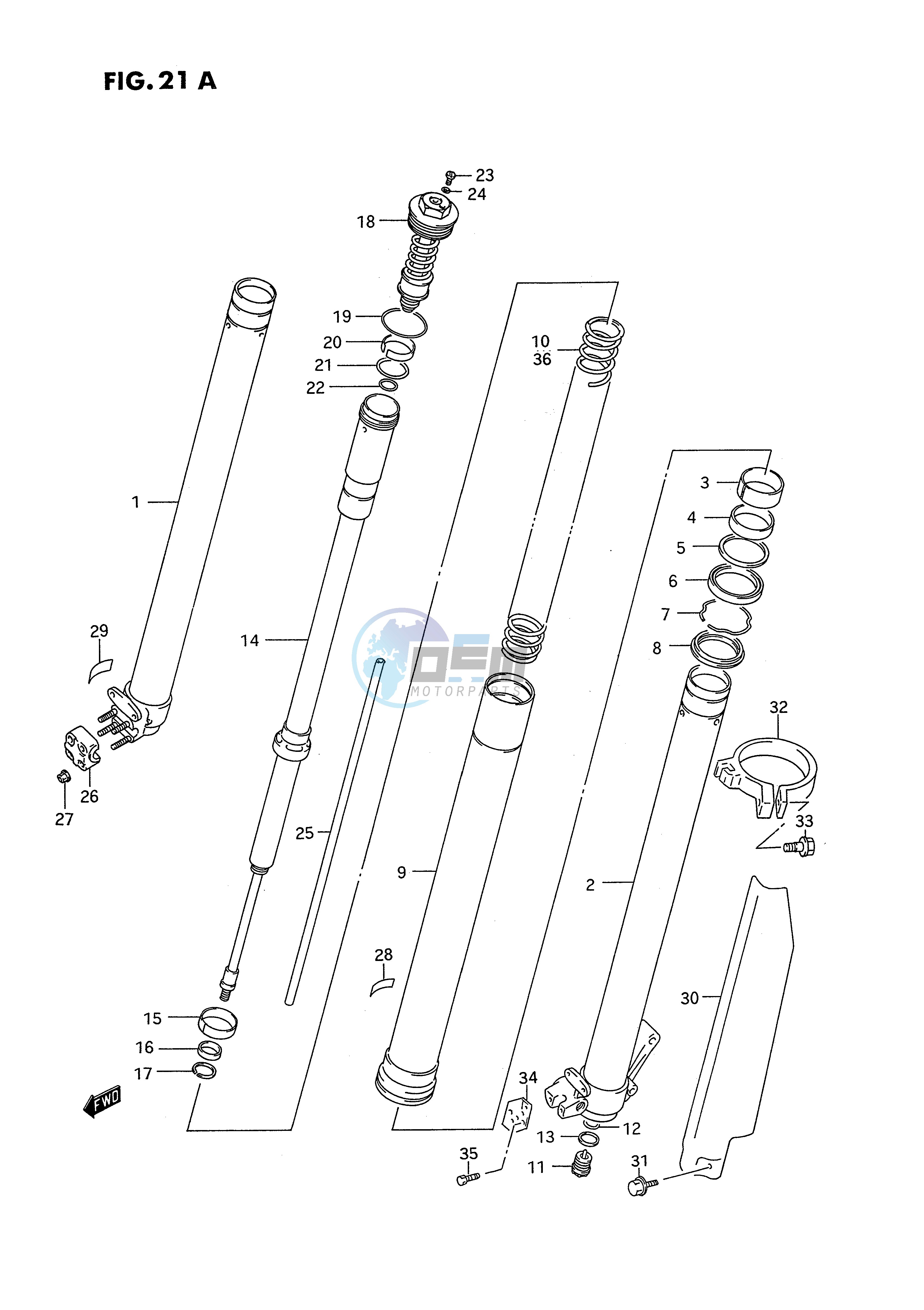 FRONT DAMPER (MODEL R S)