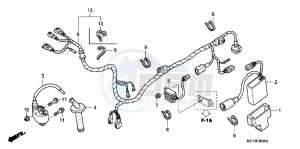 CRF450XD CRF450X Europe Direct - (ED) drawing WIRE HARNESS