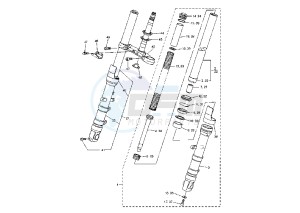 FZ 6-N 600 drawing FRONT FORK