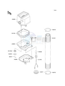 KVF 400 A [PRAIRIE 400 4X4] (A2) [PRAIRIE 400 4X4] drawing METER-- S- -