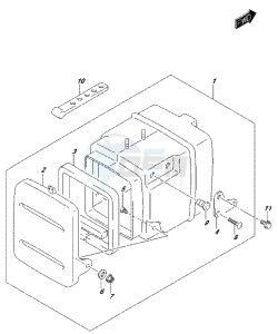 LT-A500XP drawing REAR BOX