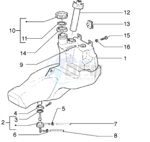 Stalker 50 drawing Fuel Tank