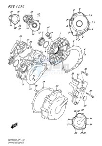 GSR750Z EU drawing CRANKCASE COVER