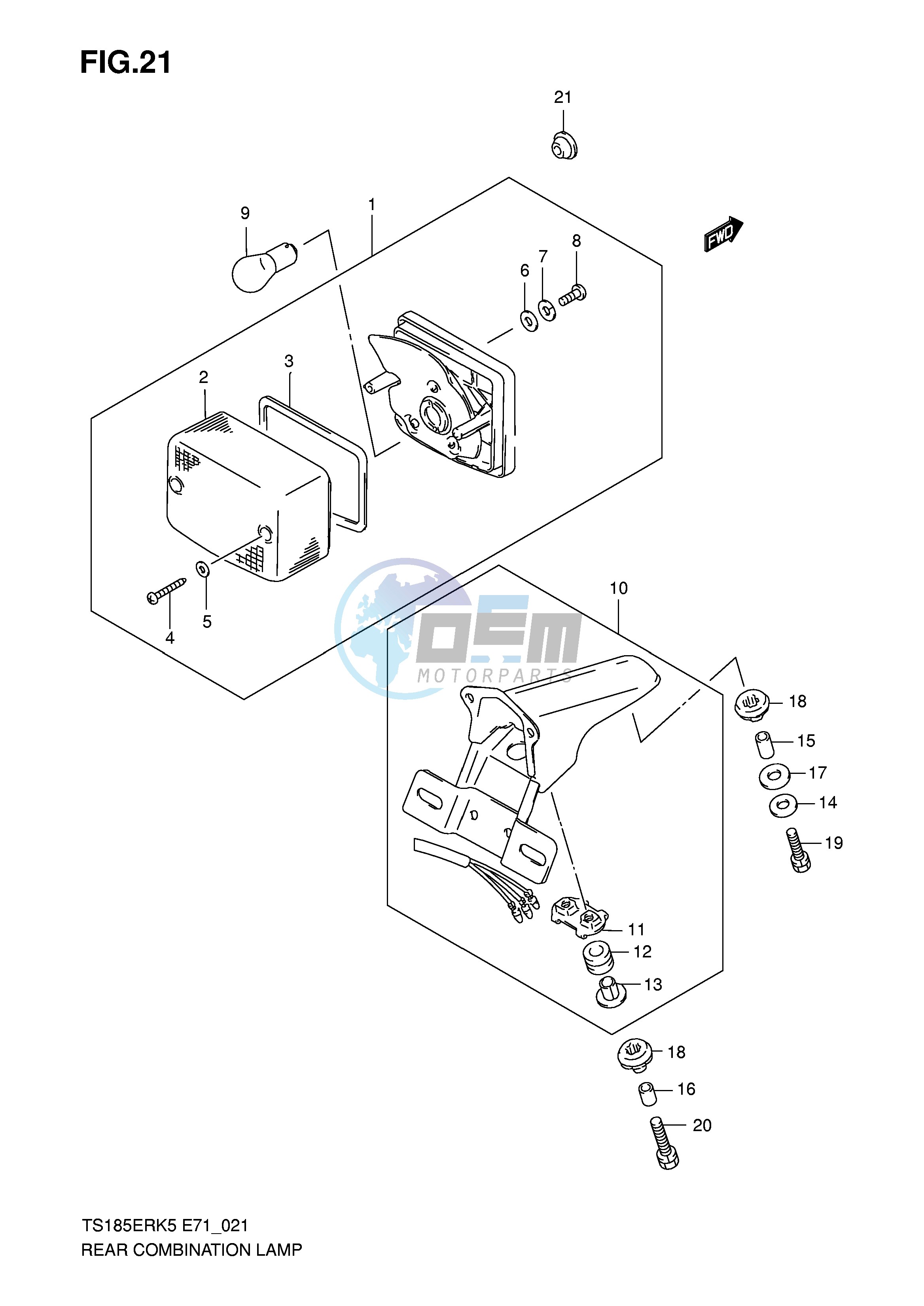 REAR COMBINATION LAMP