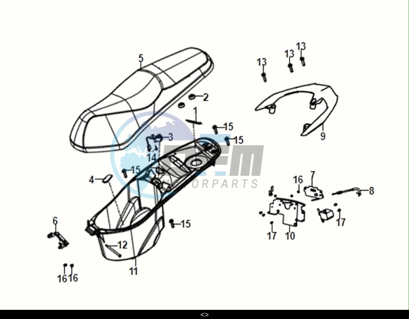 SEAT - REAR GRIP