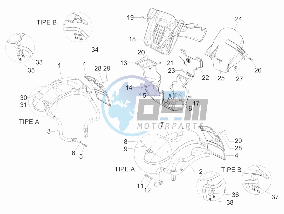 Wheel housing - Mudguard