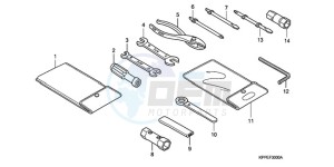 CBR125RW9 Europe Direct - (ED) drawing TOOL