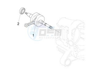 Liberty 50 4T PTT 2007-2012 (D) is drawing Crankshaft