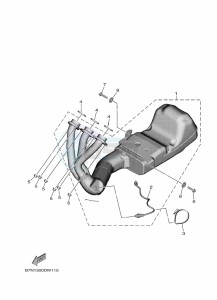 MT-09-SP MTN890D (BAMP) drawing EXHAUST