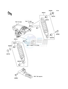 W800 EJ800ACF GB XX (EU ME A(FRICA) drawing Suspension/Shock Absorber