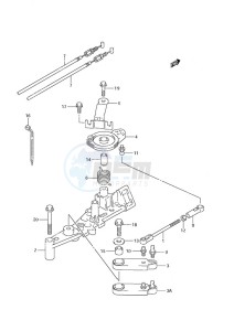 DF 225 drawing Throttle Rod