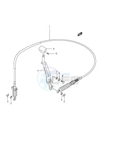 LT-F500F (E24) drawing REVERSE LEVER