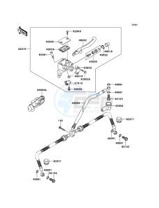 KVF650 4x4 KVF650D6F EU GB drawing Front Master Cylinder