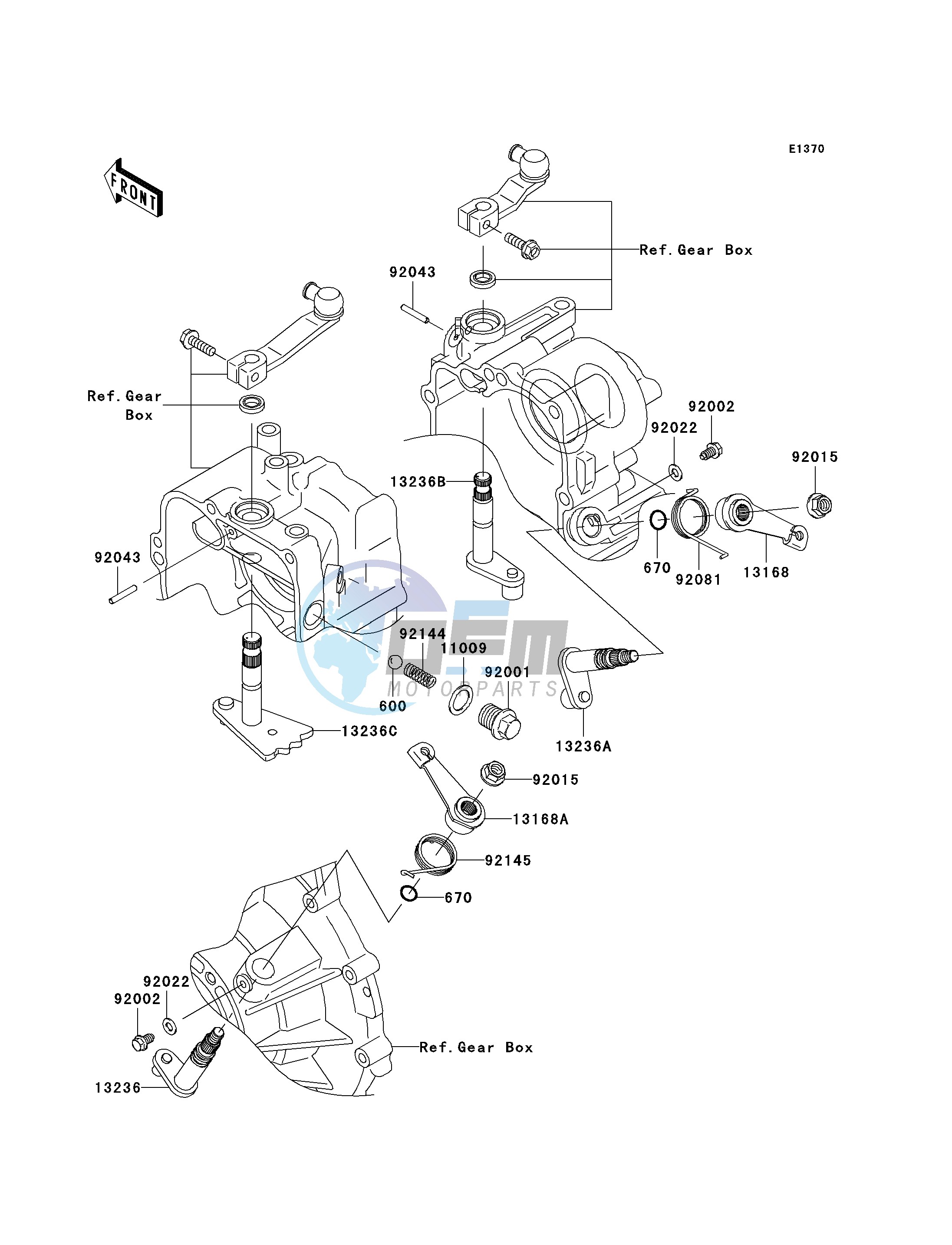 GEAR CHANGE MECHANISM