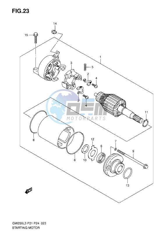 STARTING MOTOR