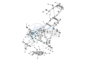 TW 125 drawing FRAME