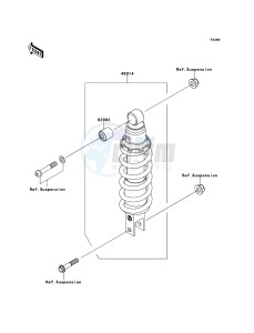 Z750 ZR750LCF UF (UK FA) XX (EU ME A(FRICA) drawing Shock Absorber(s)