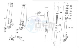 RSV 4 1000 APRC R drawing Front Fork