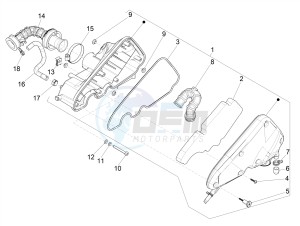 SPRINT 50 4T 3V E4-2020 (NAFTA) drawing Air filter