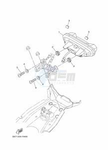 MT-10 MTN1000 (B67X) drawing TAILLIGHT