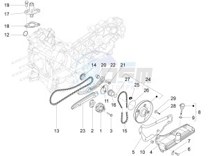 LX 125 4T ie E3 drawing Oil pump