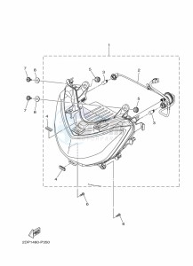 GPD150-A  (BV4G) drawing CRANKCASE COVER 1