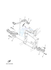 YFM700R YFM700RSE RAPTOR 700 SPECIAL EDITION (1VSE 1VSF) drawing STAND & FOOTREST