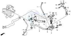 XL1000V VARADERO drawing WATER PIPE