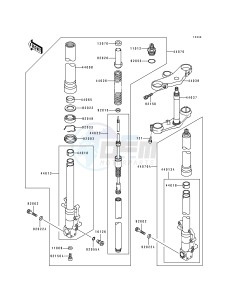 ZX 750 K [NINJA ZX-7R] (K1-K2) [NINJA ZX-7R] drawing FRONT FORK