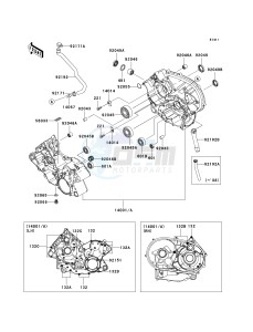 KVF 650 G [BRUTE FORCE 650 4X4I HARDWOODS GREEN HD] (G6F-G9F) G7F drawing CRANKCASE