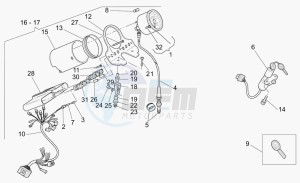 California 1100 EV PI Cat. Stone/Touring PI Cat drawing Dashboard