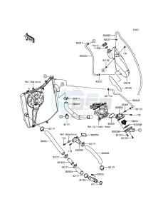 NINJA ZX-10R ZX1000JFFA FR XX (EU ME A(FRICA) drawing Water Pipe