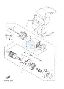 YFM125A YFM125GD GRIZZLY 125 (1PY5 1PY6) drawing STARTING MOTOR