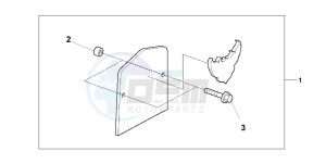 VT1100C3 drawing BACKREST PLATE