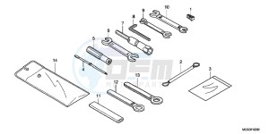 NC700XDD NC700X Dual Cluth ABS 2ED - (2ED) drawing TOOL