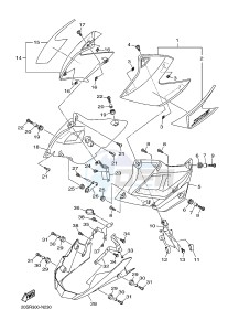 XJ6NA 600 XJ6-N (NAKED, ABS) (36B9 36BA) drawing SIDE COVER 2