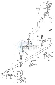 RM125 (E28) drawing REAR MASTER CYLINDER (MODEL M)