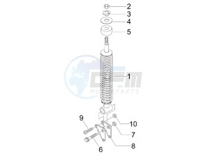 S 125 4T ie E3 College drawing Rear suspension - Shock absorber - s