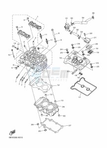 MT-03 MTN320-A (BEV5) drawing CYLINDER HEAD