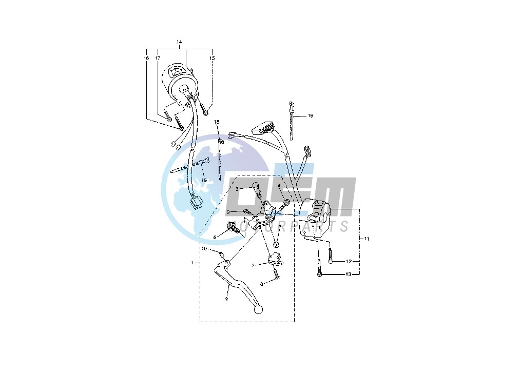 HANDLE SWITCH- LEVER