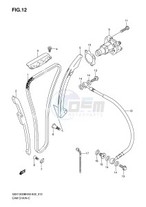 GSX1300BK (E2) drawing CAM CHAIN